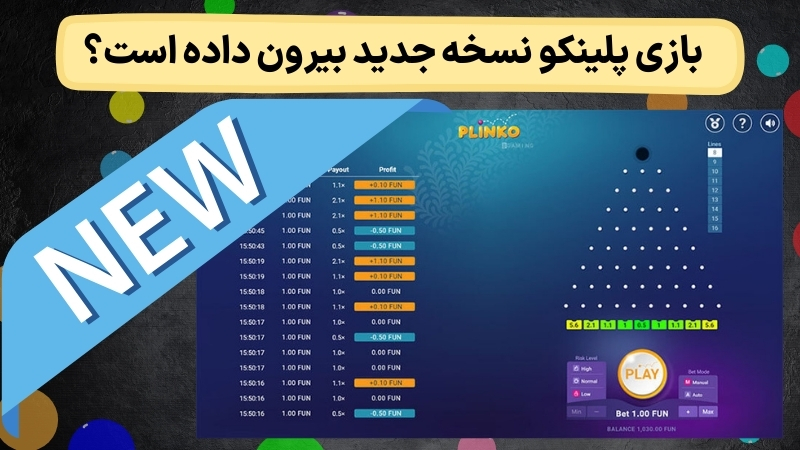 بازی پلینکو نسخه جدید بیرون داده است؟